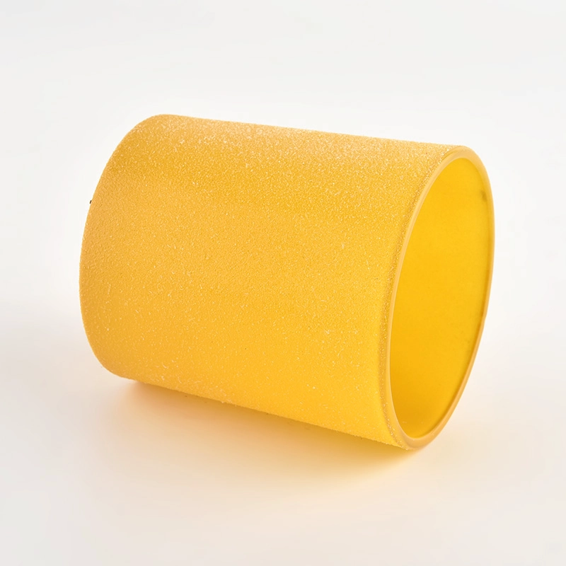 Luxury Empty Christmas Wholesale Yellow Glass Candle Jars In Bulk Luxury Empty Christmas Wholesale Yellow Glass Candle Jars In Bulk
