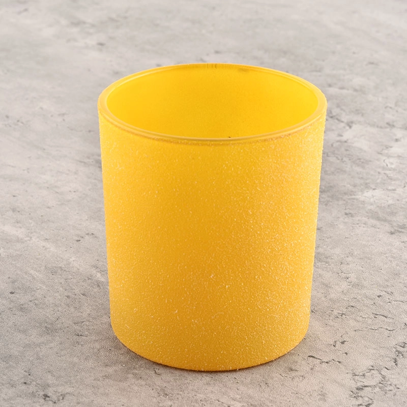 Luxury Empty Christmas Wholesale Yellow Glass Candle Jars In Bulk Luxury Empty Christmas Wholesale Yellow Glass Candle Jars In Bulk