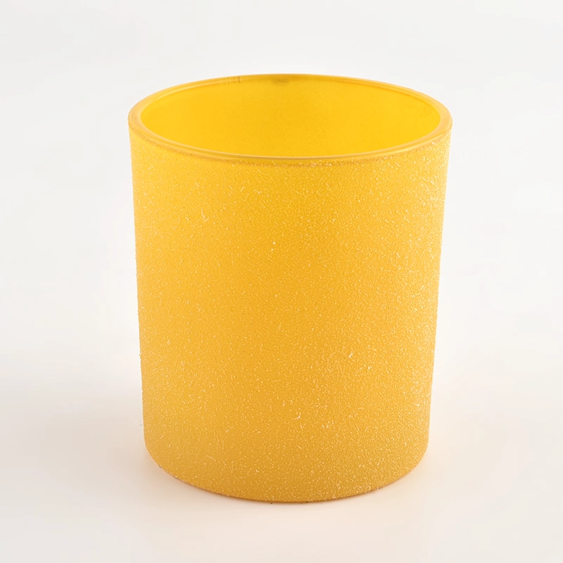 Luxury Empty Christmas Wholesale Yellow Glass Candle Jars In Bulk Luxury Empty Christmas Wholesale Yellow Glass Candle Jars In Bulk