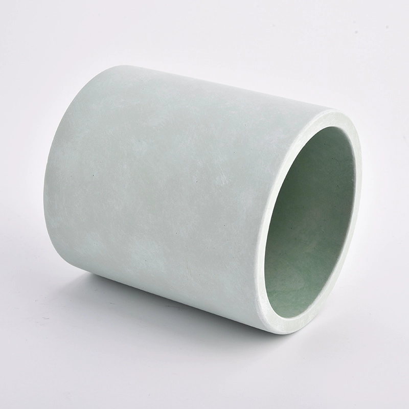 Custom colored 8oz 10oz 12oz concrete candle jars