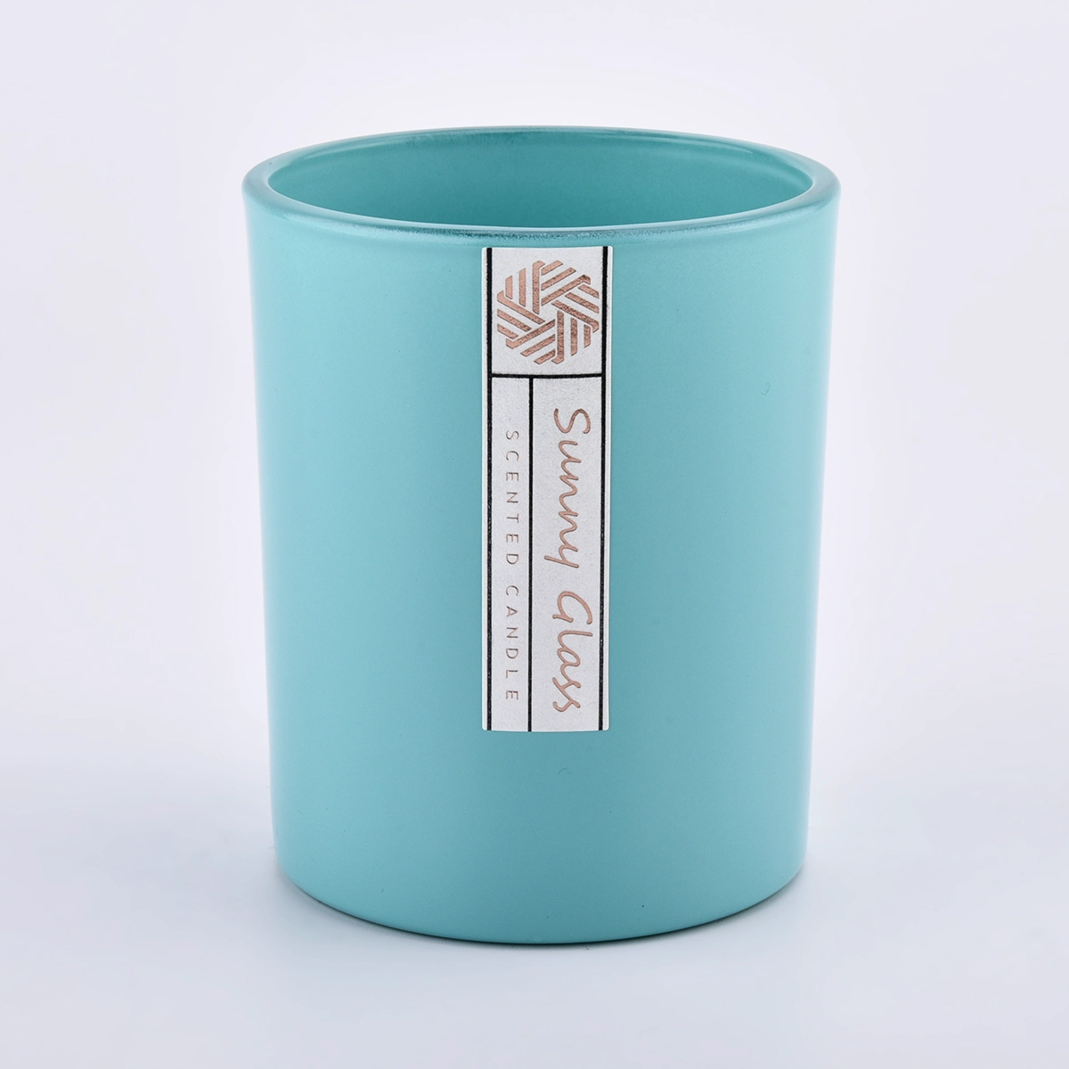 solid color 12oz glass candle containers candle jars