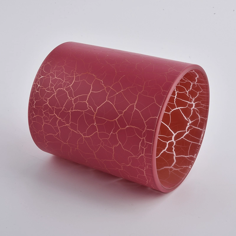10 oz glas stearinlys med speckle maleri