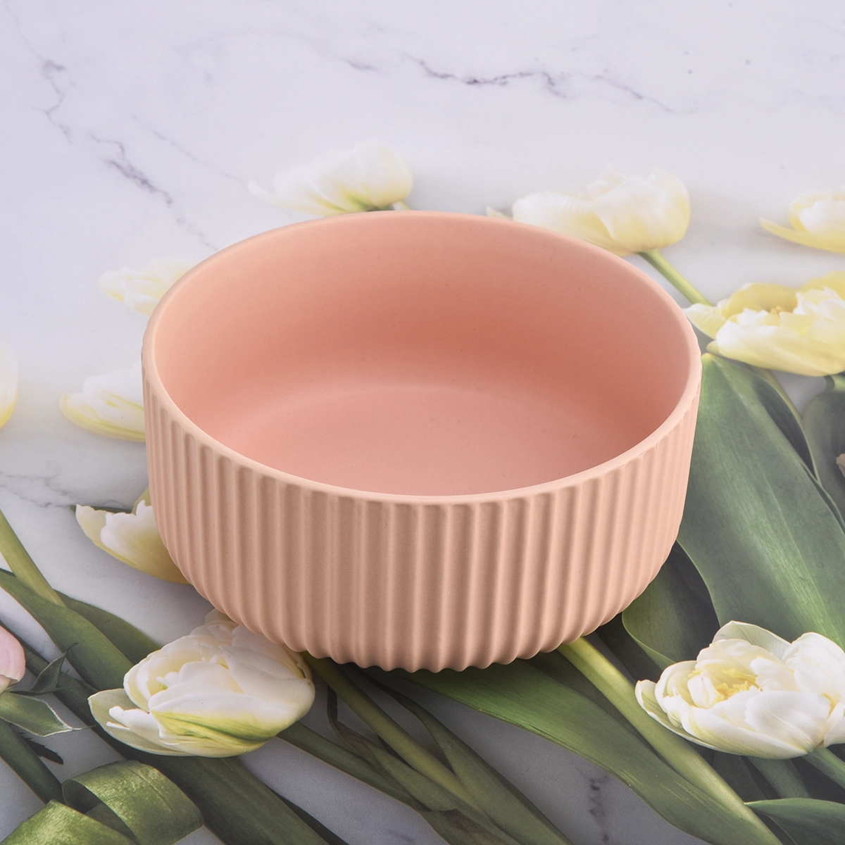 Lovely Colors Decoratve Empty Ceramic Candle Vessels Lovely Colors Decoratve Empty Ceramic Candle Vessels