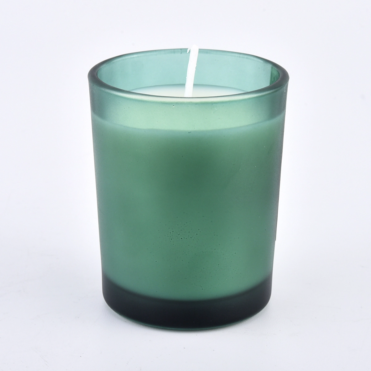 Frosted color votive glass candle holders