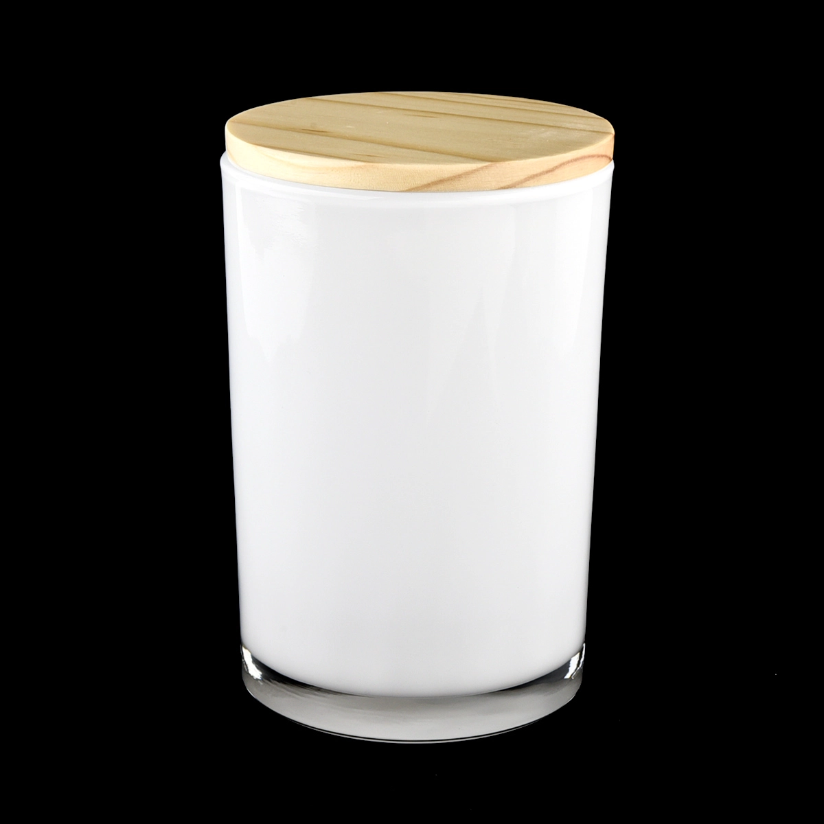3oz 8oz 10oz 12oz 14oz 26oz Big Glass Candle krukker med træ låg