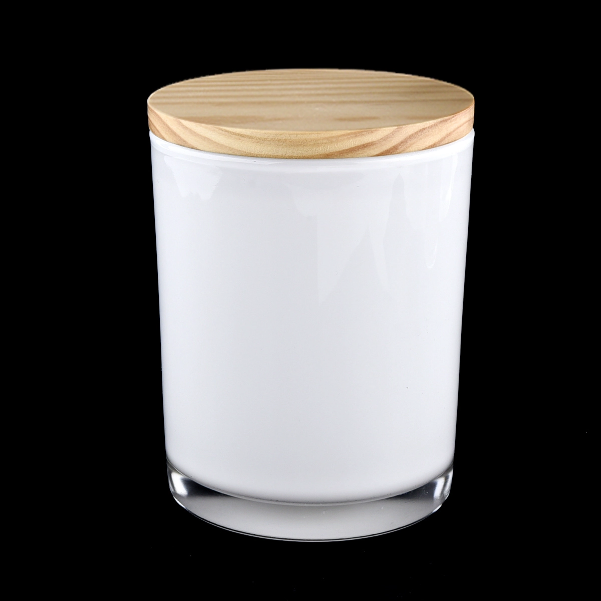 3oz 8oz 10oz 12oz 14oz 26oz Big Glass Candle krukker med træ låg
