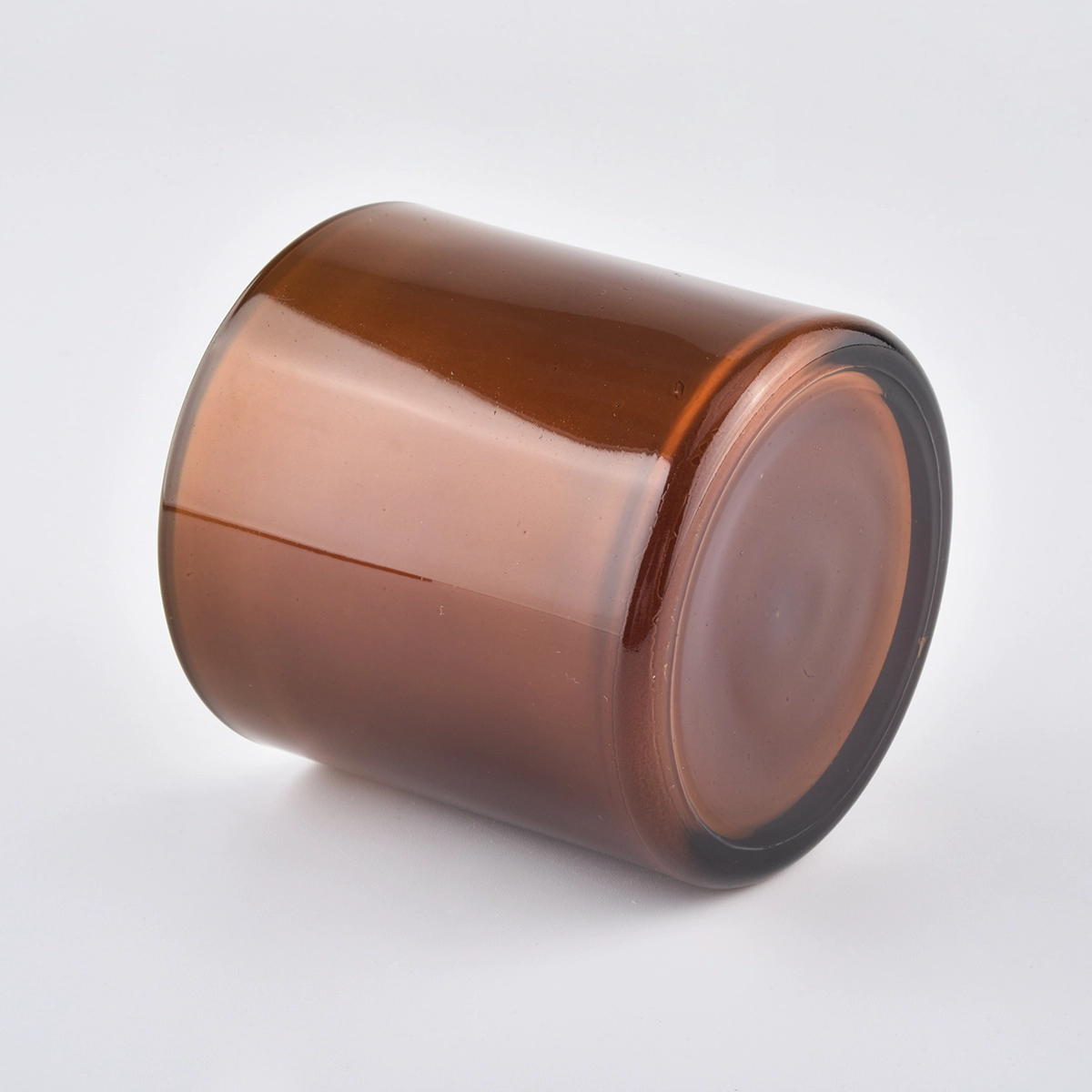 Dekorative kleines 3OZ-Glaskerzengefäß