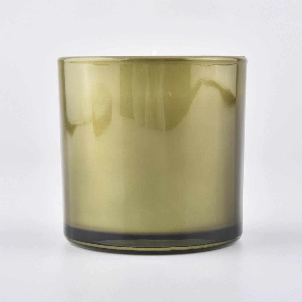 pearl painting small glass candle jar