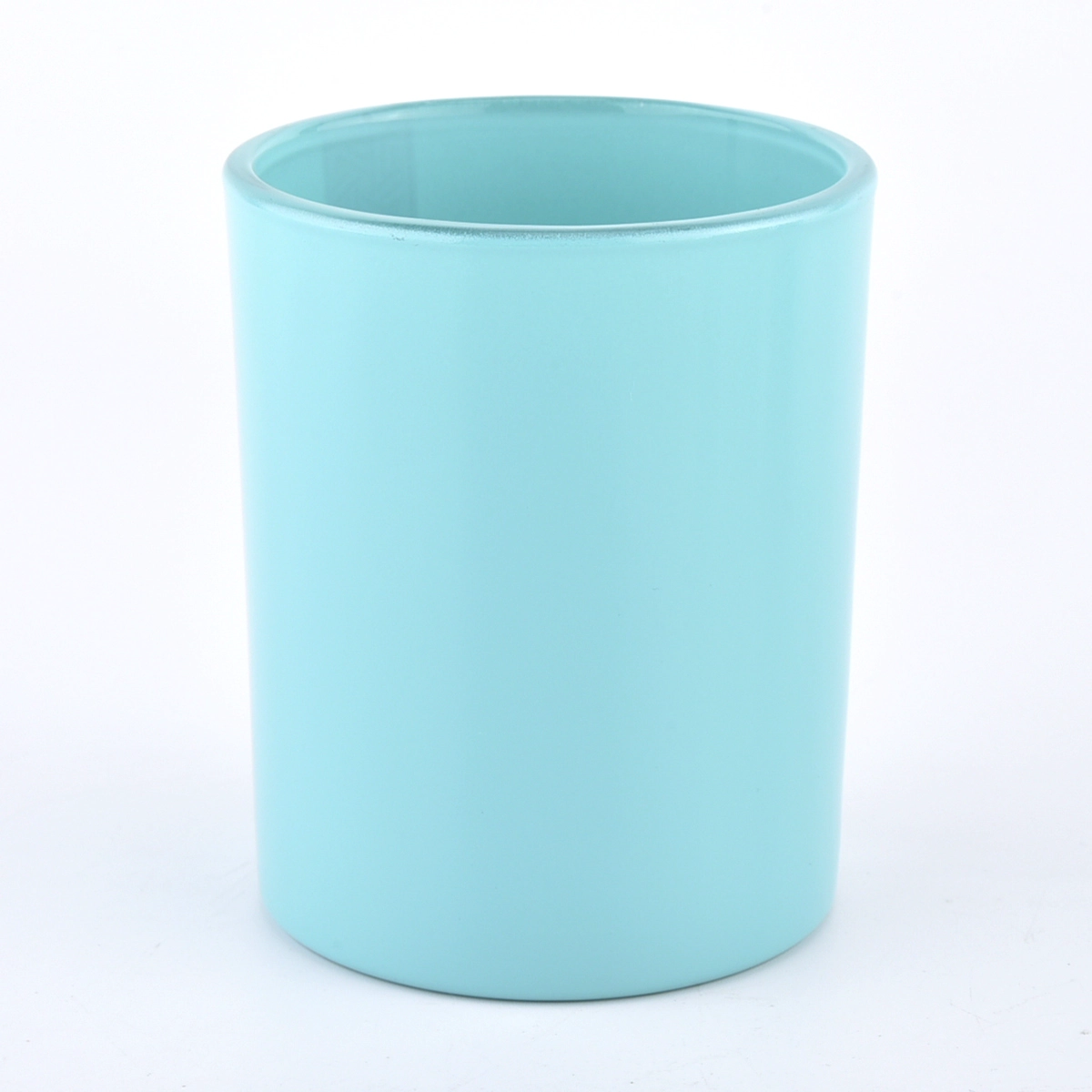 popular solid color glass vessels for candles