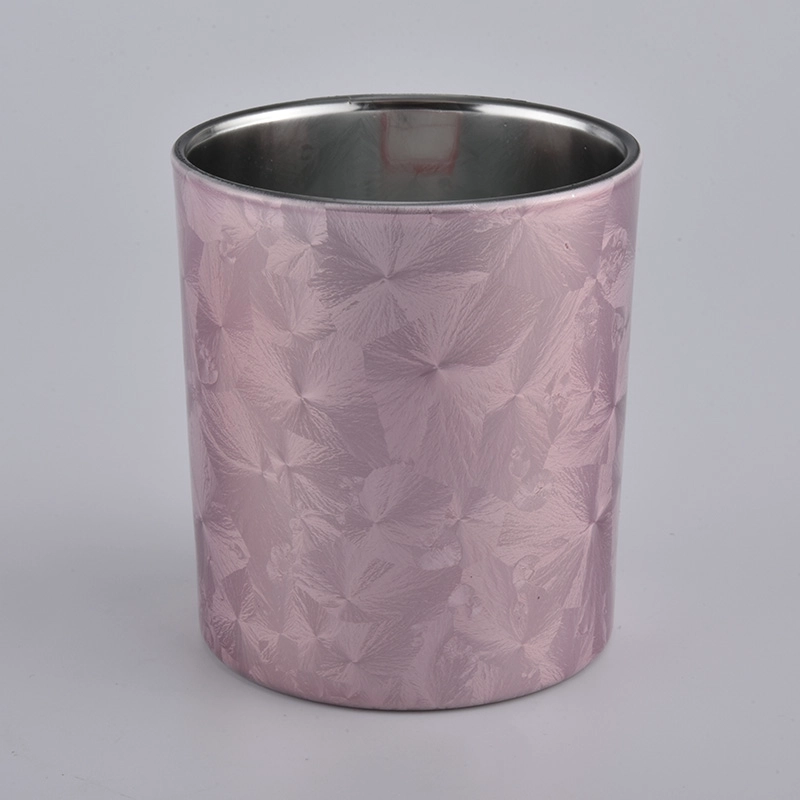 Popular 8oz 10oz cyliner glass candle holder for wholesale Popular 8oz 10oz cyliner glass candle holder for wholesale