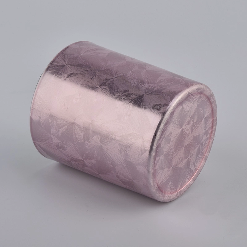 Popular 8oz 10oz cyliner glass candle holder for wholesale