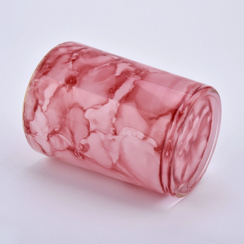 wholeslae 8oz 10oz 12oz candle jars colorful glass containers for candle making 