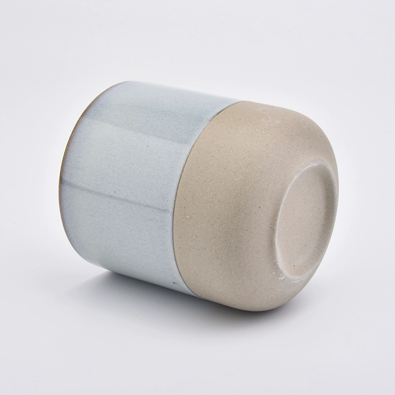 Custom Round Ceramic Jars for Candles for Home Decor Wholesale