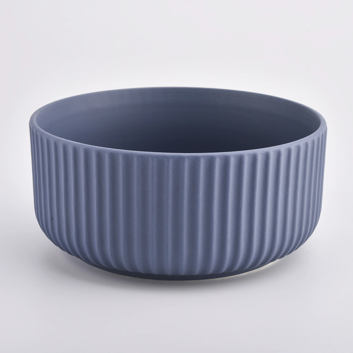 Three Wicks Stripe Ceramic Candle Vessels Three Wicks Stripe Ceramic Candle Vessels