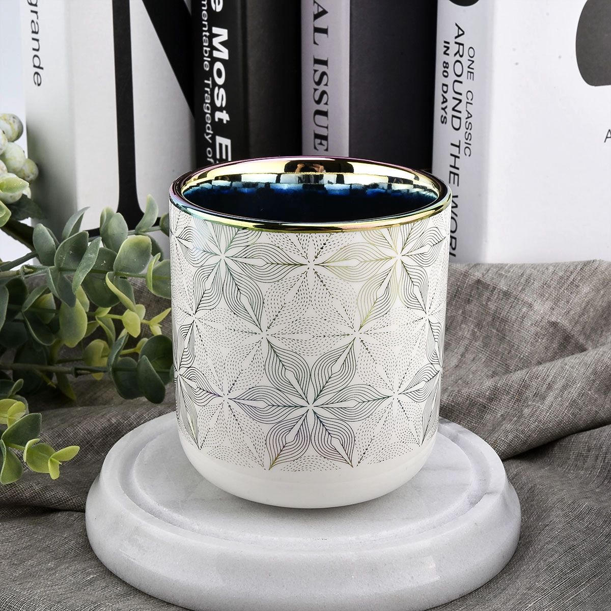 Luxury 11oz Wax Capacity Ceramic Candle Vessels Luxury 11oz Wax Capacity Ceramic Candle Vessels