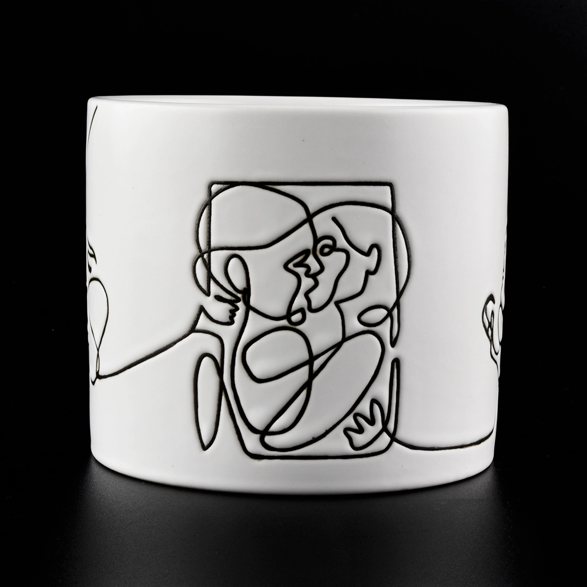 Matte ceramic candle containers manufacturer Matte ceramic candle containers manufacturer