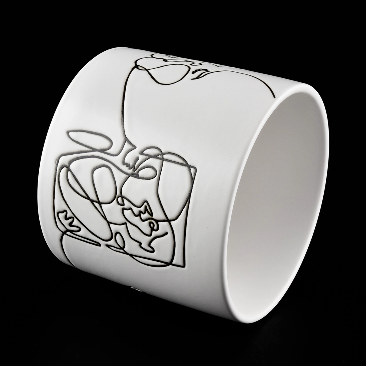 Matte ceramic candle containers manufacturer Matte ceramic candle containers manufacturer