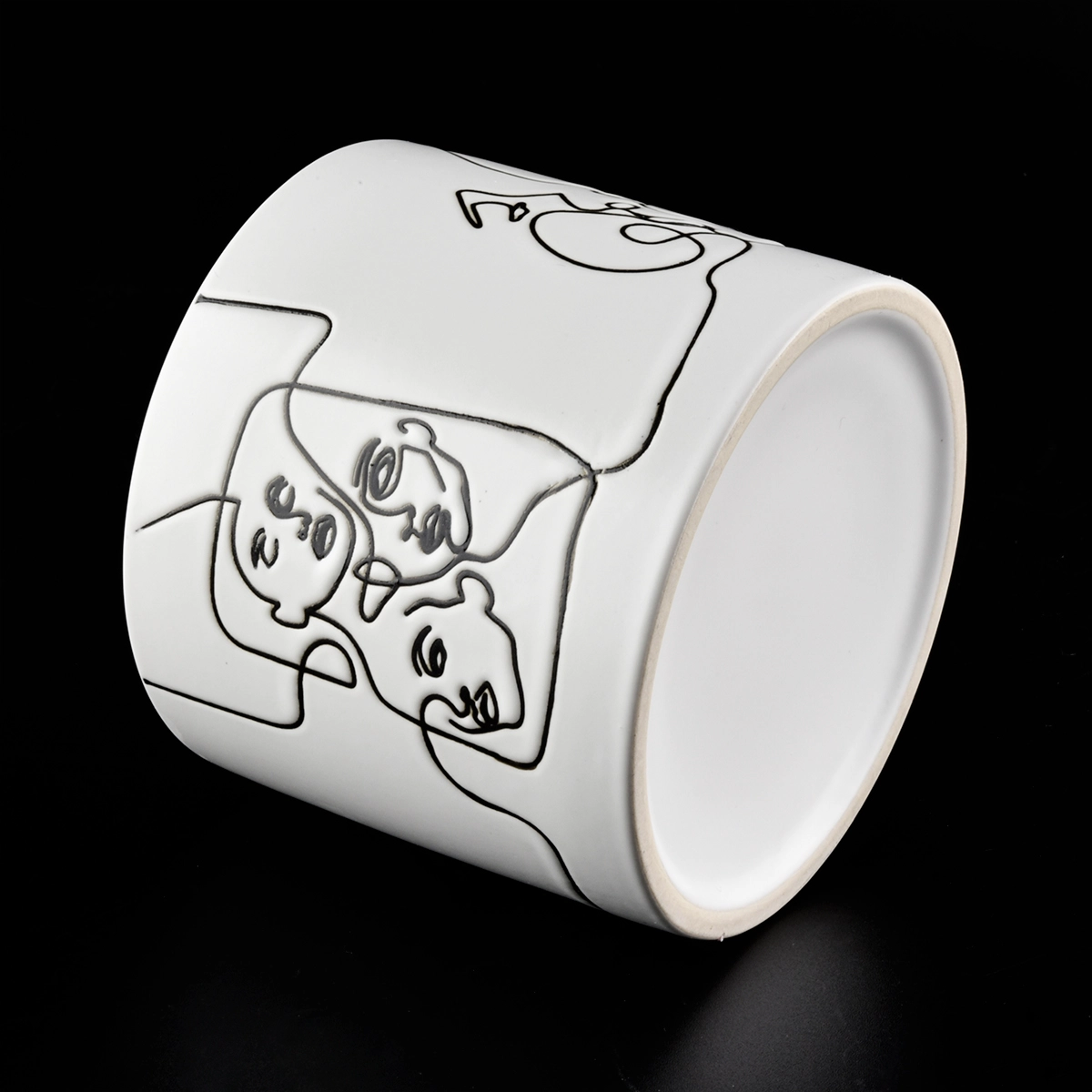 Matte ceramic candle containers manufacturer Matte ceramic candle containers manufacturer