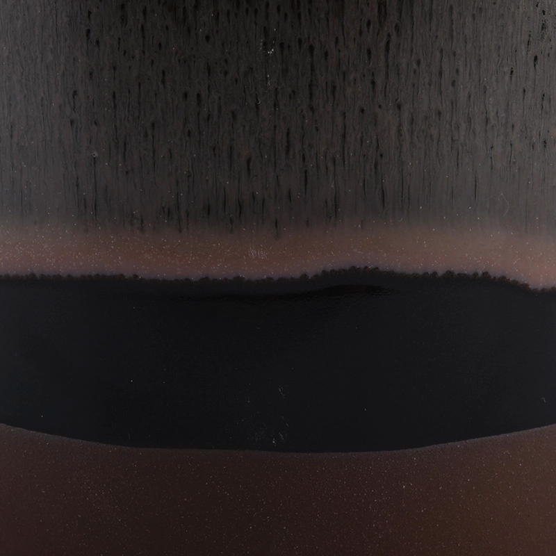 luxury transmutation glazing ceramic candle vessel