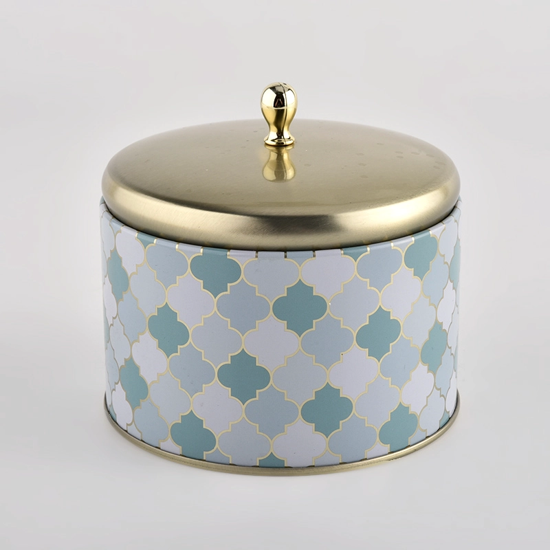 11oz colorful tinplate candle jars with gold lid for wholesale 11oz colorful tinplate candle jars with gold lid for wholesale