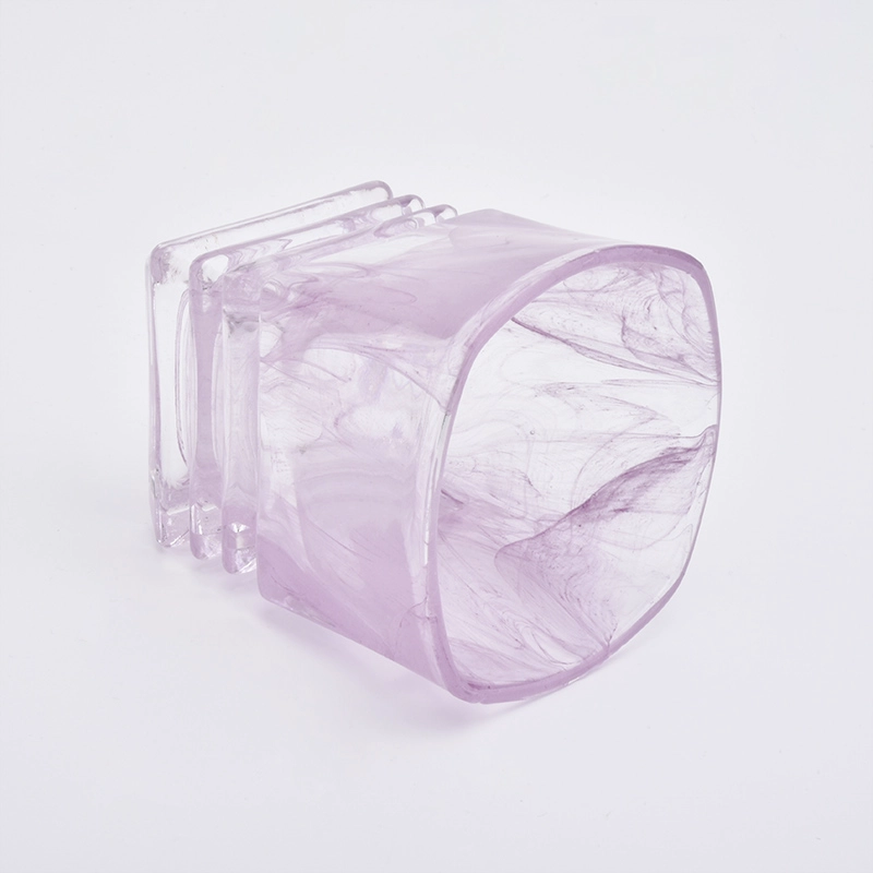 Bán nóng 130ml Pink Cloud Glass Nến để bán buôn