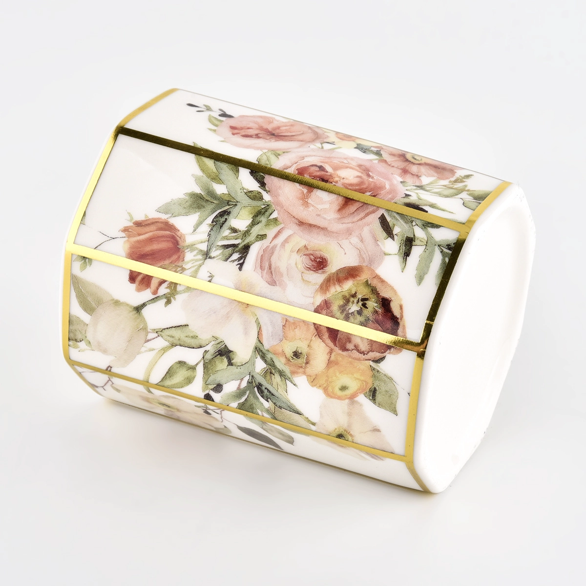 8 sides design ceramic artwork candle jars 8 sides design ceramic artwork candle jars
