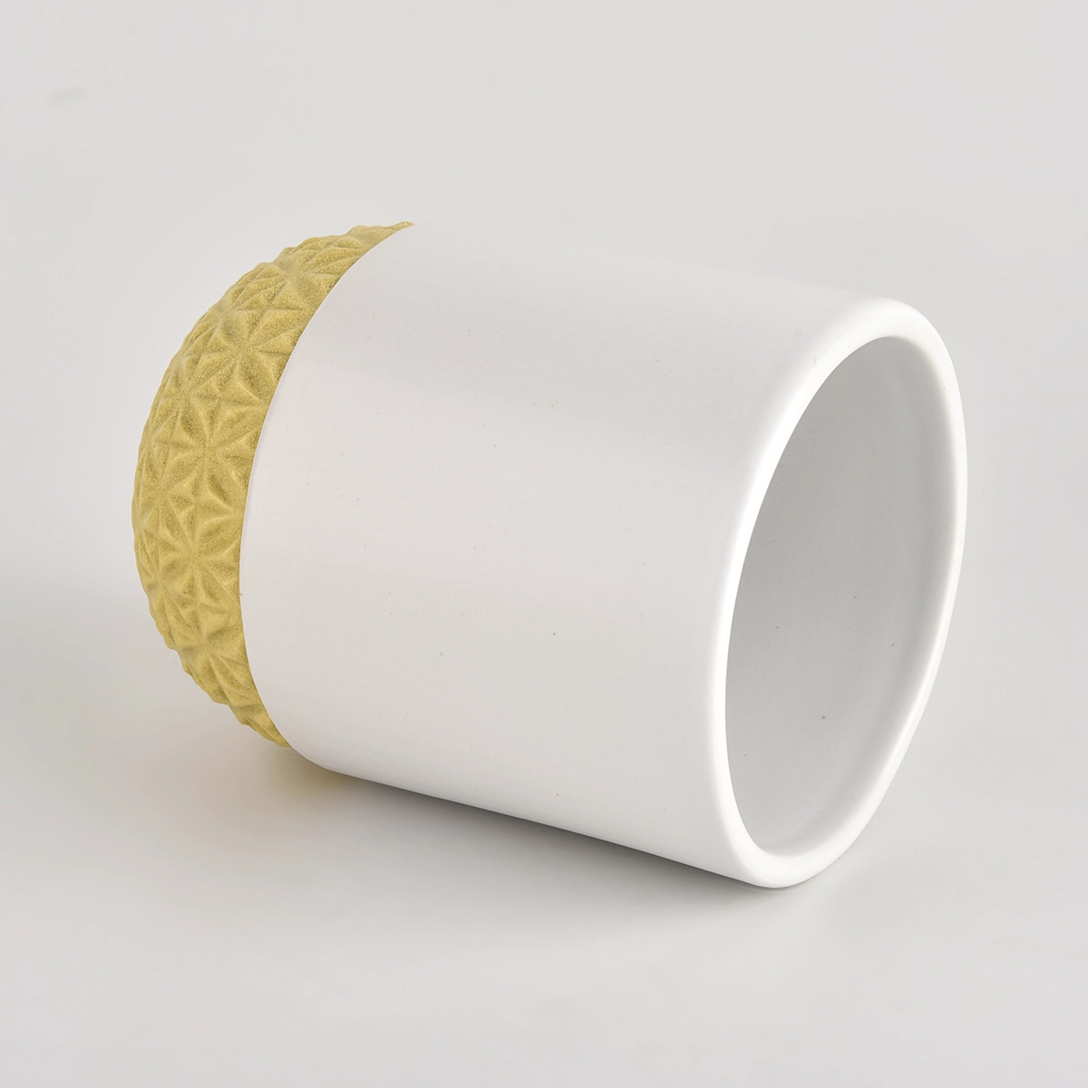 8oz matte white ceramic candle jars with custom base 8oz matte white ceramic candle jars with custom base