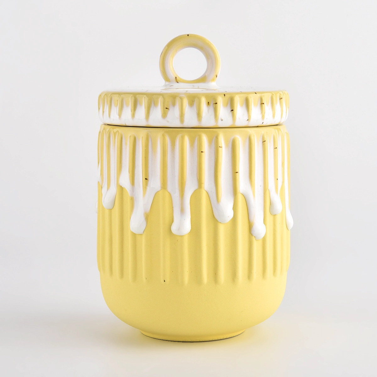new sesame glazing ceramic candle jar with lid new sesame glazing ceramic candle jar with lid