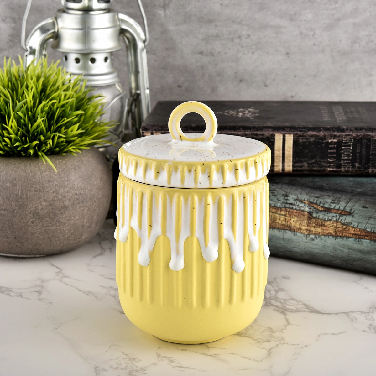 new sesame glazing ceramic candle jar with lid new sesame glazing ceramic candle jar with lid