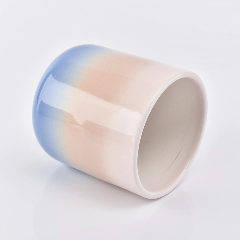 12oz Colorful Empty Ceramic Container for Candles
