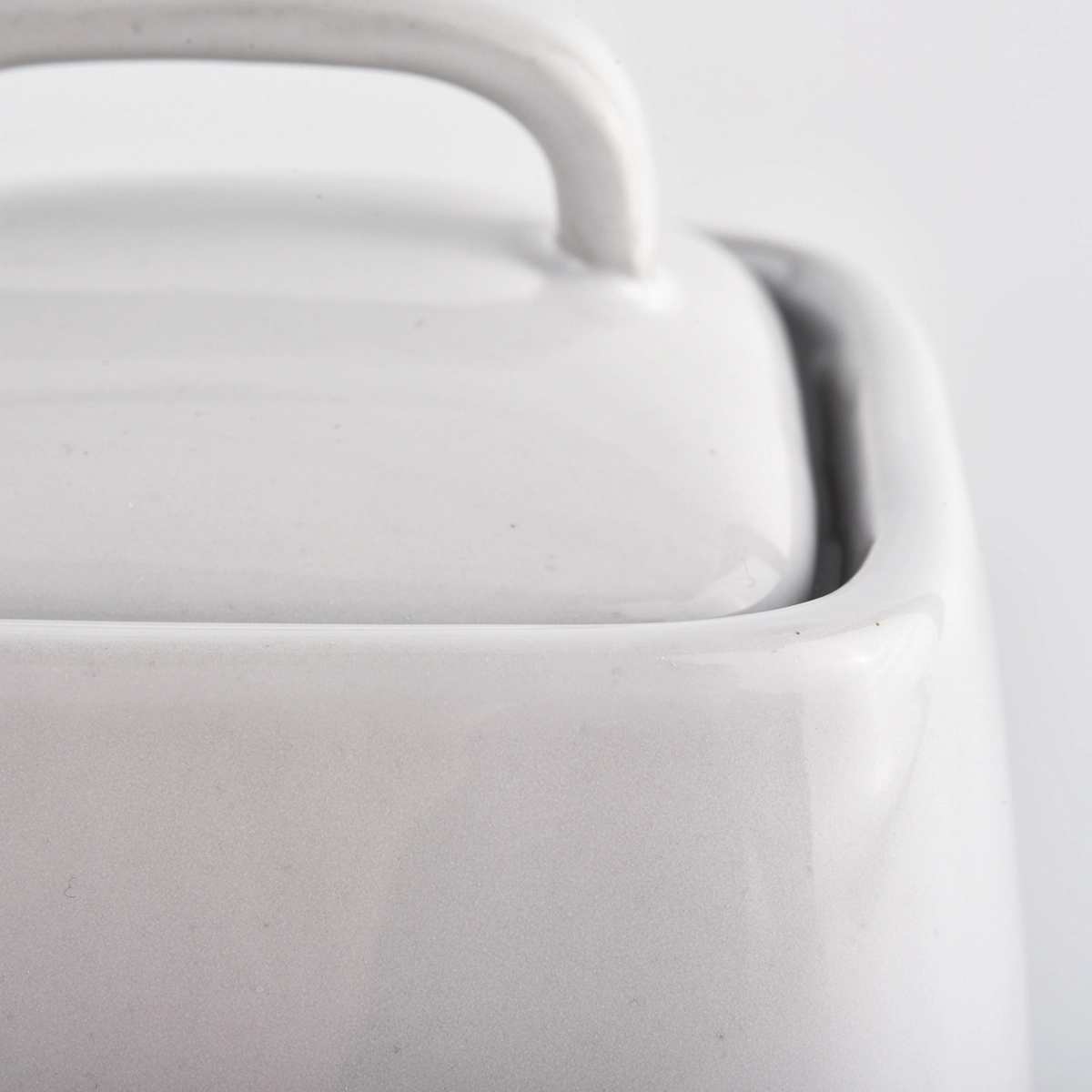 Custom Stoneware Candle Vessel With Lids Wholesale Custom Stoneware Candle Vessel With Lids Wholesale