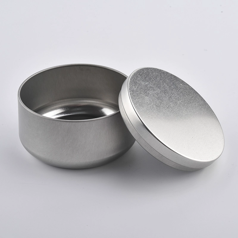 180ml primary slver color tin candle box 180ml primary slver color tin candle box