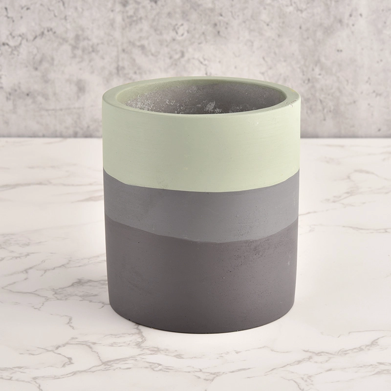 Wholesale empty concrete candle vessels for candle making Wholesale empty concrete candle vessels for candle making