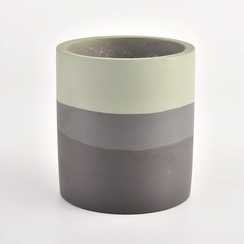 Wholesale empty concrete candle vessels for candle making Wholesale empty concrete candle vessels for candle making