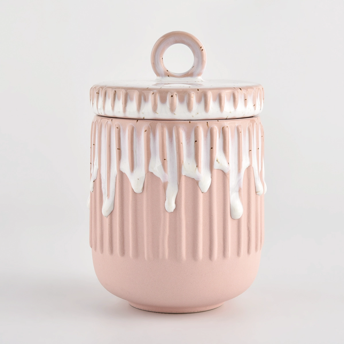 8oz 12oz 14oz ceramic candle jars with lids for candle making