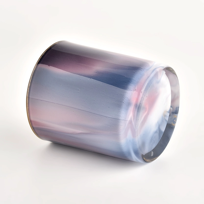 luxury glossy metal decoration glass candle holder luxury glossy metal decoration glass candle holder