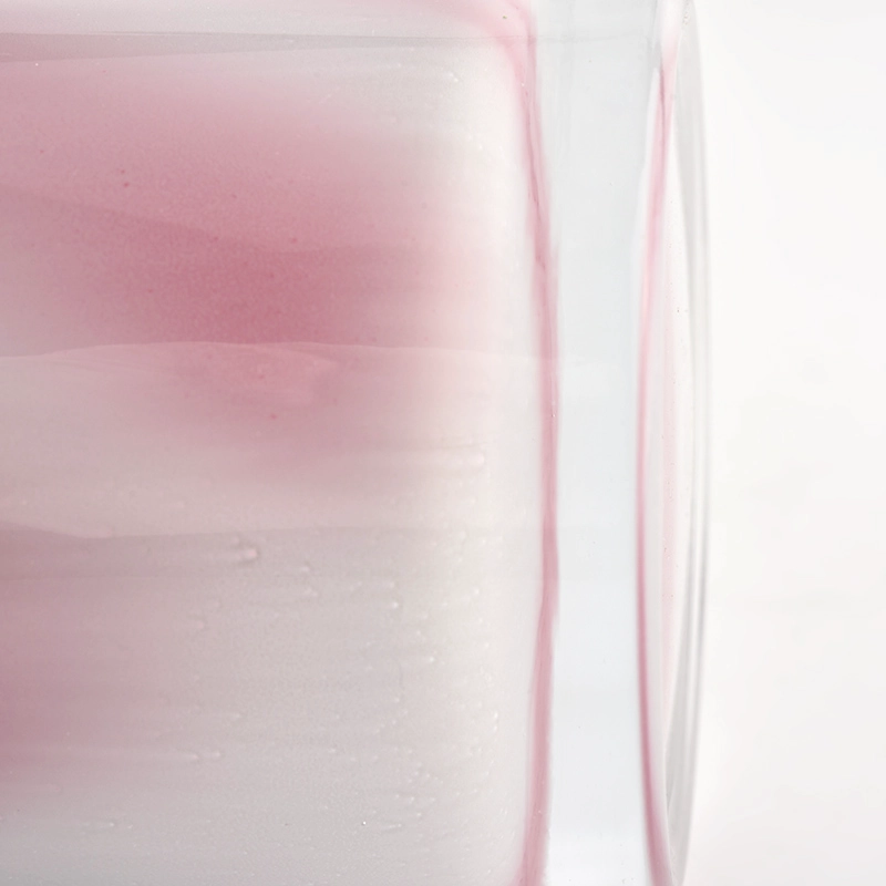 luxury iridescent metal color glass candle jar luxury iridescent metal color glass candle jar