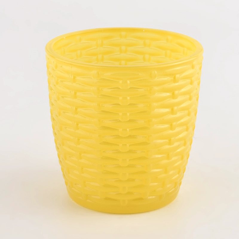 5oz glass candle holders with twisted pattern 5oz glass candle holders with twisted pattern