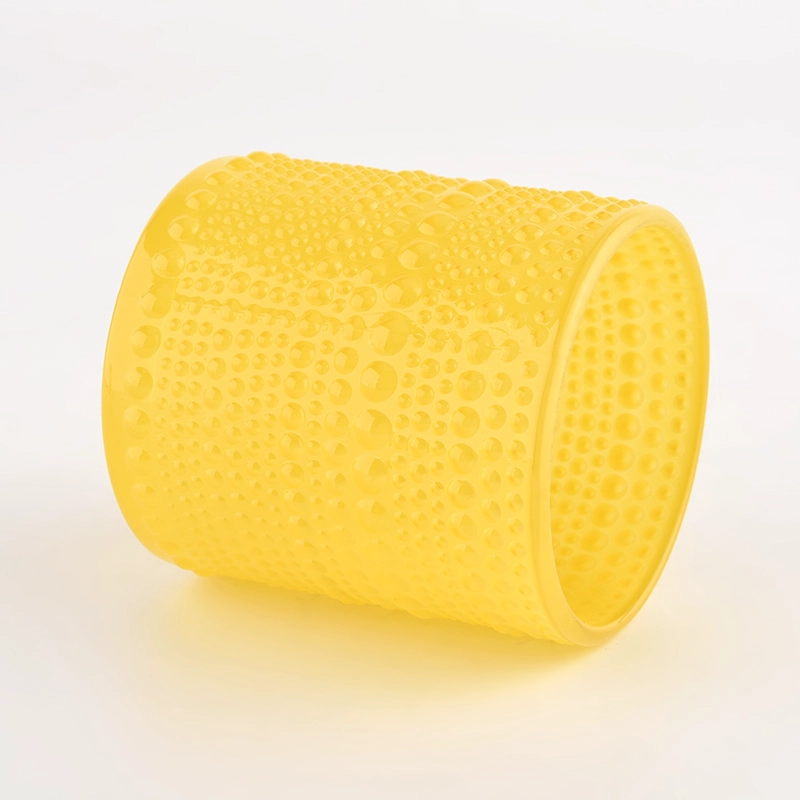 hot sales embossed hobnail glass candle jar hot sales embossed hobnail glass candle jar