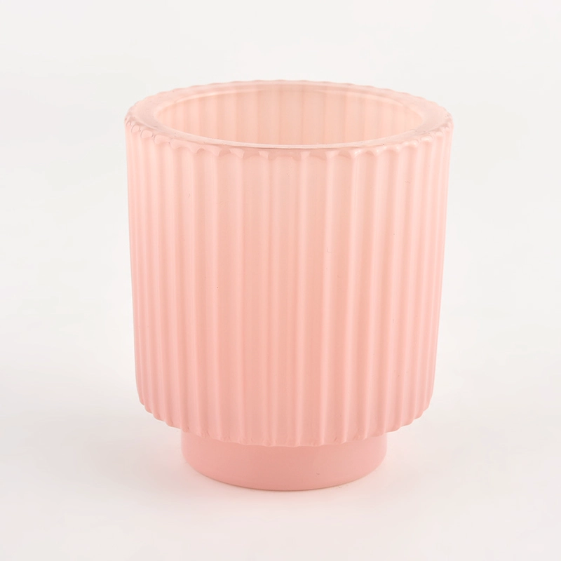 2022 new design glass candle holders and jars for candle making