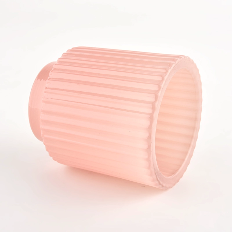 2022 new design glass candle holders and jars for candle making