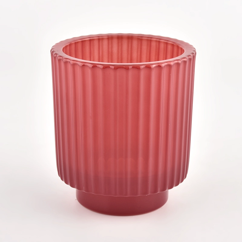 2022 new design glass candle holders and jars for candle making