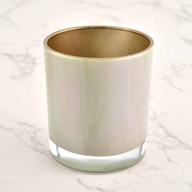 luxury matte gold inside glass candle jar luxury matte gold inside glass candle jar