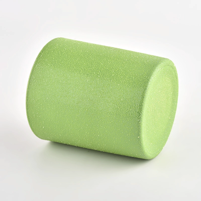 home decor green rough touch glass candle jars home decor green rough touch glass candle jars