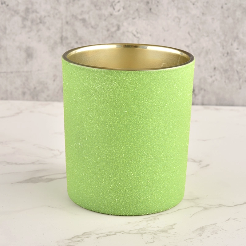 home decor green rough touch glass candle jars home decor green rough touch glass candle jars