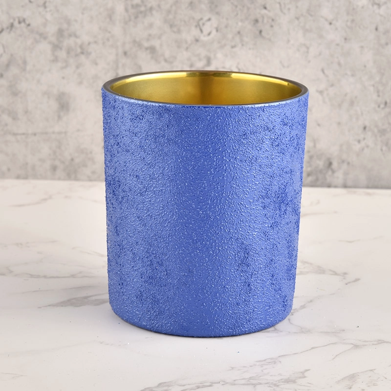 luxury antique coating glass candle jar luxury antique coating glass candle jar