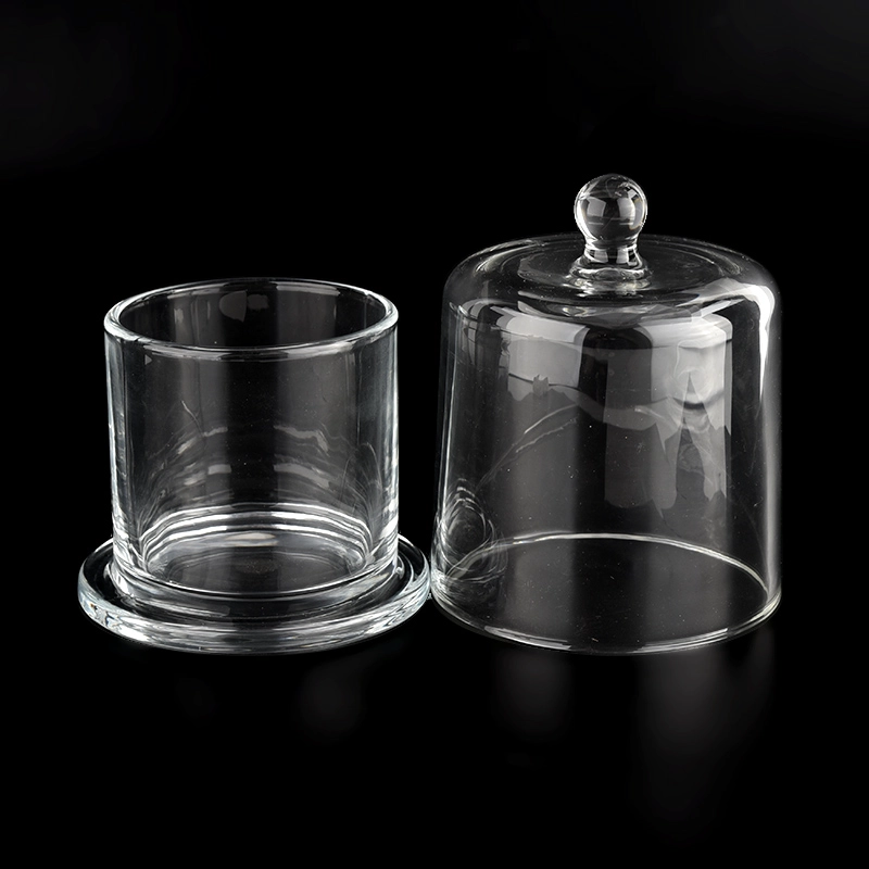 Glass Candle Holder Candlestick With Lid Glass Candle Holder Candlestick With Lid