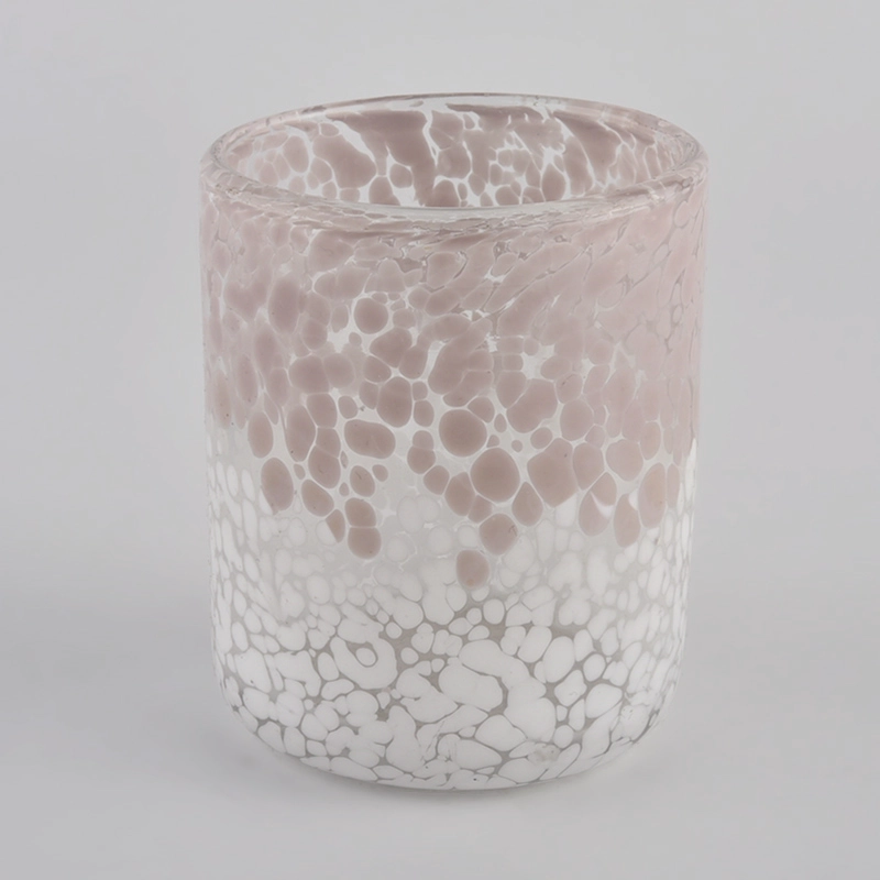 Sunny Glassware Customed Pink Candle Jars Glass for Candle Making Cylinder Sunny Glassware Customed Pink Candle Jars Glass for Candle Making Cylinder