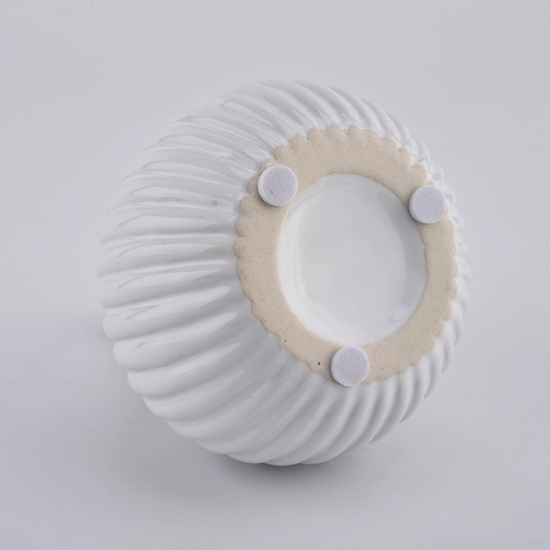 420ml white ceramic reed diffuser bottle 