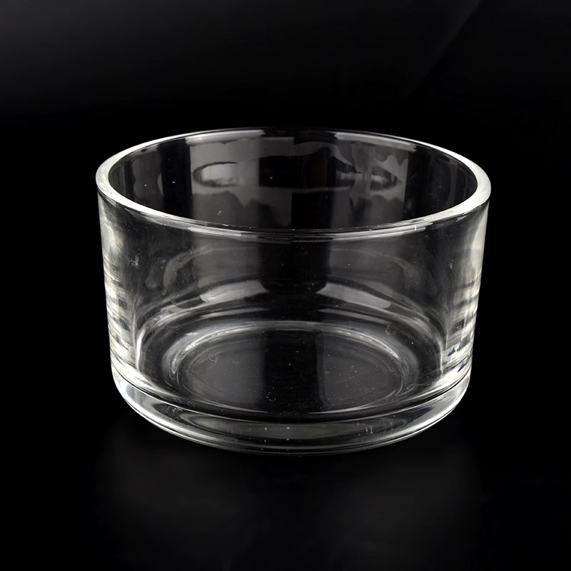 home decor 3 wick round bottom glass candle jars